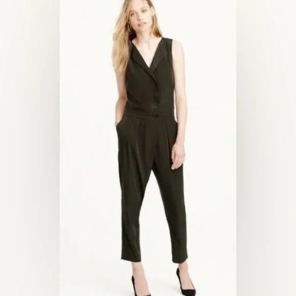 Gorgeous Deep Green Jcrew Jumpsuit